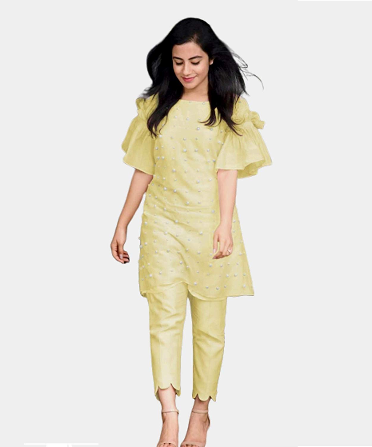 Fast Fashions Women's Heavy Pure Cotton Kurta with Palazzo