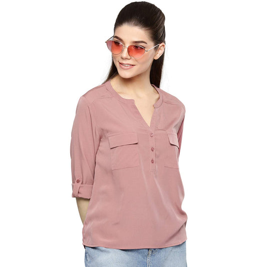 Harpa Women Boat Neck Solid Top