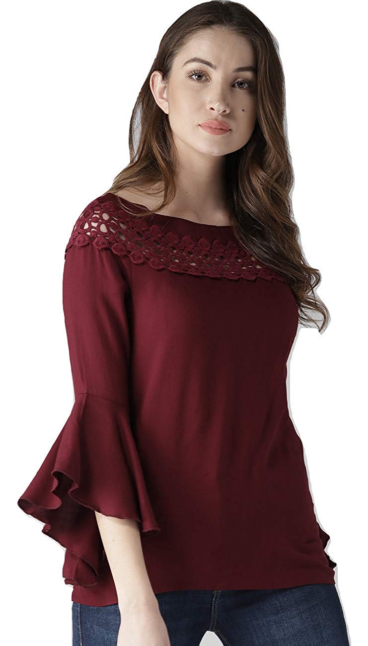 STYLE QUOTIENT Women's Plain Regular fit Top